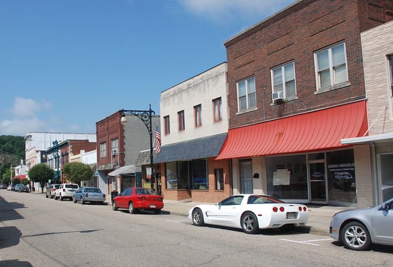 800px Covington, Va Main Street - Alleghany Historical Society